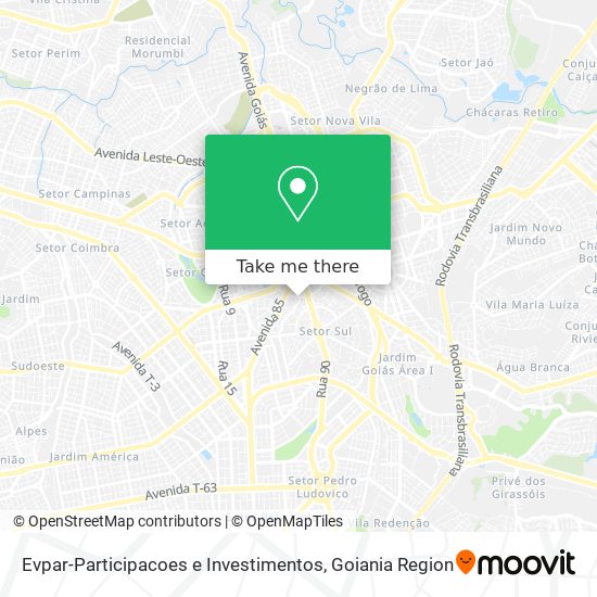 Evpar-Participacoes e Investimentos map