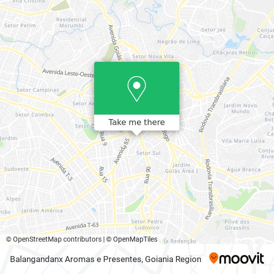 Balangandanx Aromas e Presentes map