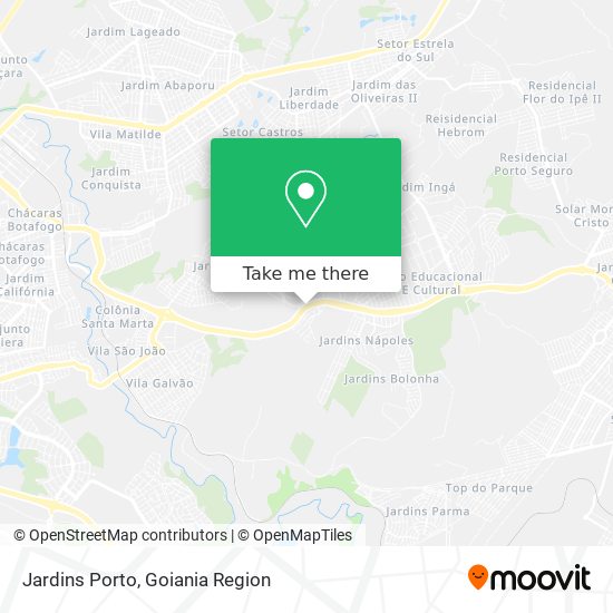 Jardins Porto map