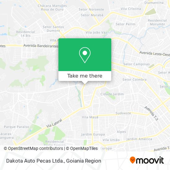 Dakota Auto Pecas Ltda. map