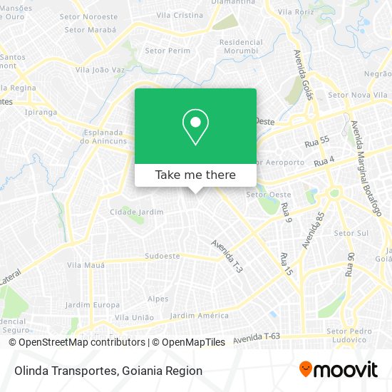Olinda Transportes map
