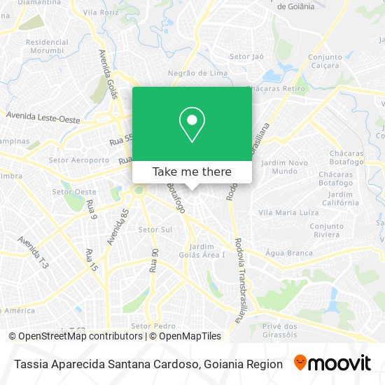 Mapa Tassia Aparecida Santana Cardoso