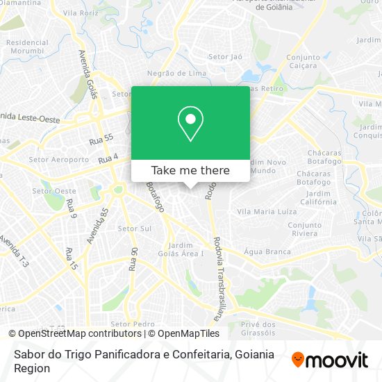 Sabor do Trigo Panificadora e Confeitaria map