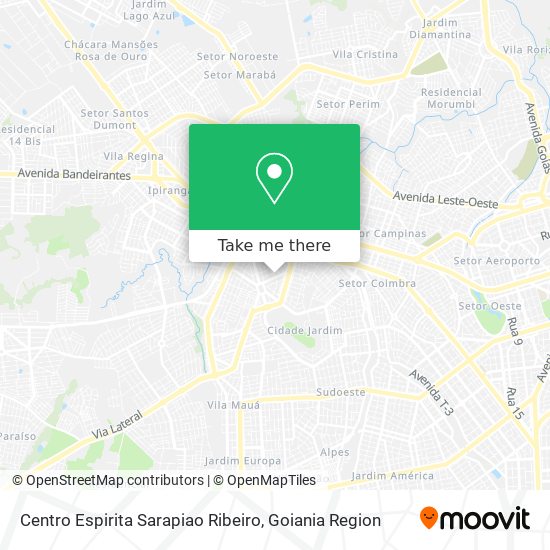 Centro Espirita Sarapiao Ribeiro map