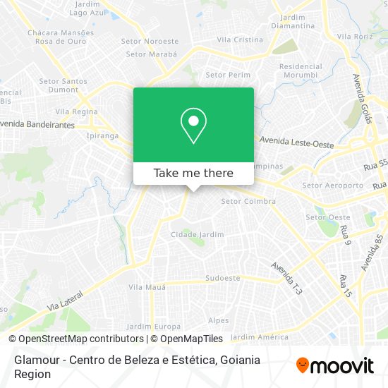 Mapa Glamour - Centro de Beleza e Estética