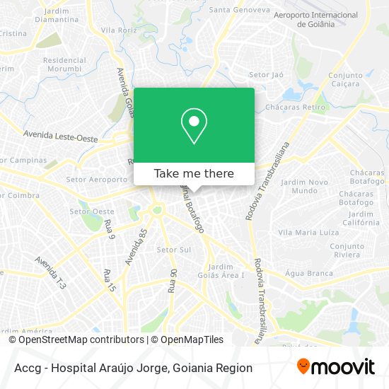 Accg - Hospital Araújo Jorge map