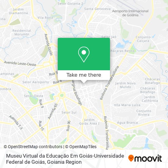 Museu Virtual da Educação Em Goiás-Universidade Federal de Goiás map