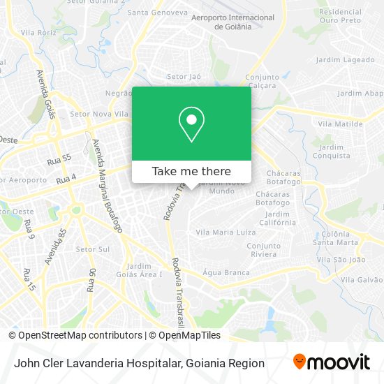 Mapa John Cler Lavanderia Hospitalar