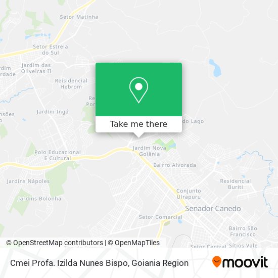 Cmei Profa. Izilda Nunes Bispo map