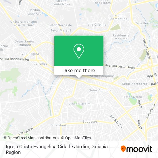 Igreja Cristã Evangélica Cidade Jardim map