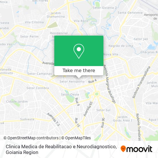 Clinica Medica de Reabilitacao e Neurodiagnostico map