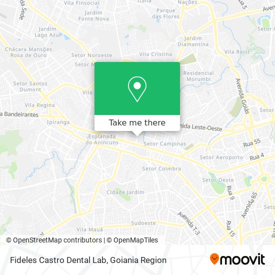 Mapa Fideles Castro Dental Lab