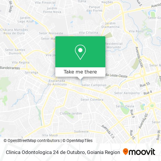 Clinica Odontologica 24 de Outubro map