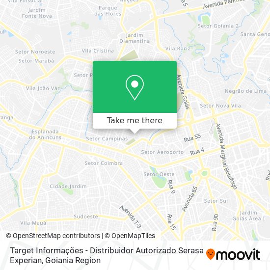 Mapa Target Informações - Distribuidor Autorizado Serasa Experian