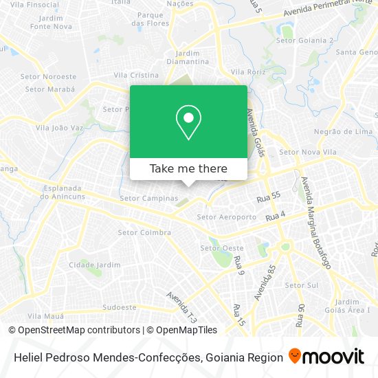 Heliel Pedroso Mendes-Confecções map