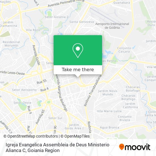 Igreja Evangelica Assembleia de Deus Ministerio Alianca C map