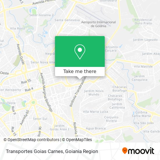 Transportes Goias Carnes map