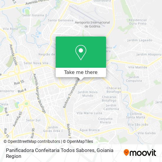 Panificadora Confeitaria Todos Sabores map