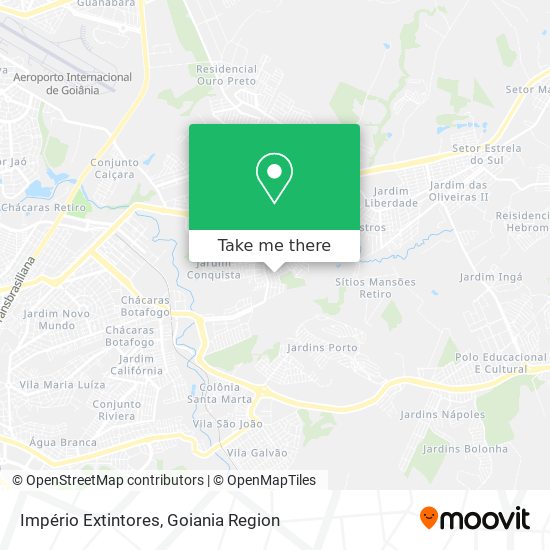Império Extintores map
