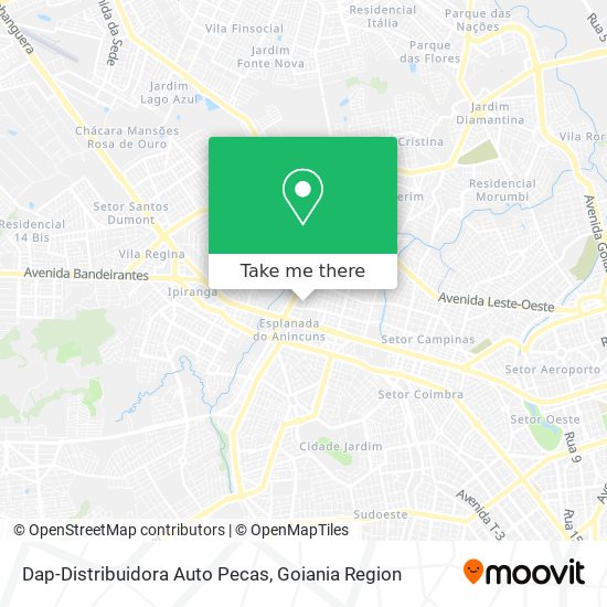 Dap-Distribuidora Auto Pecas map