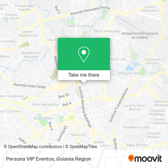 Persona VIP Eventos map