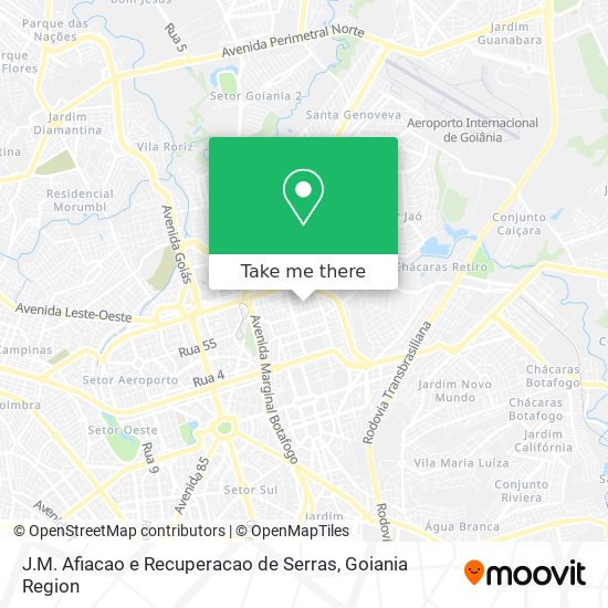J.M. Afiacao e Recuperacao de Serras map