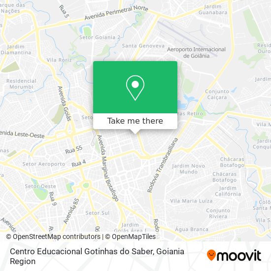 Centro Educacional Gotinhas do Saber map