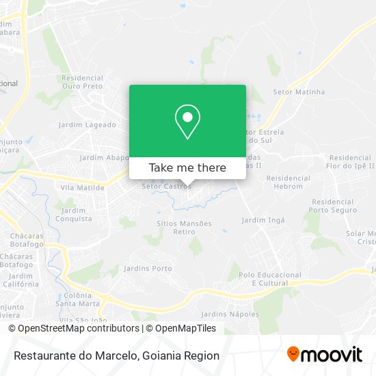 Mapa Restaurante do Marcelo