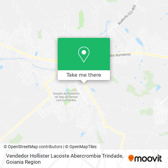 Mapa Vendedor Hollister Lacoste Abercrombie Trindade