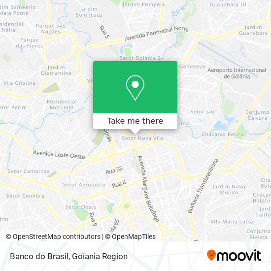 Banco do Brasil map