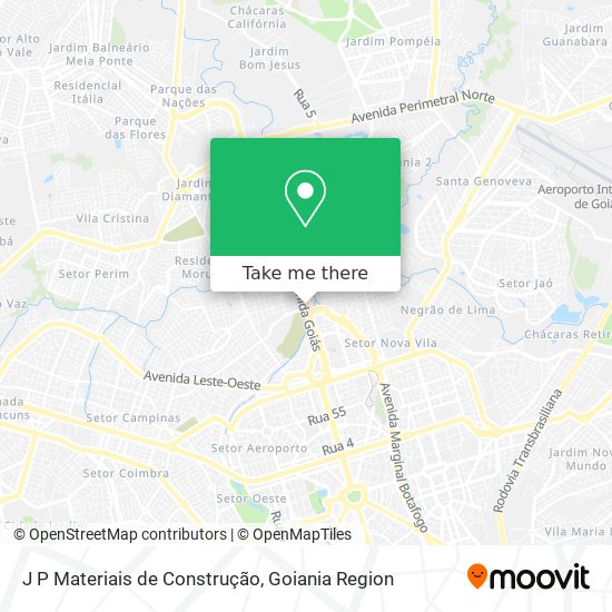 J P Materiais de Construção map