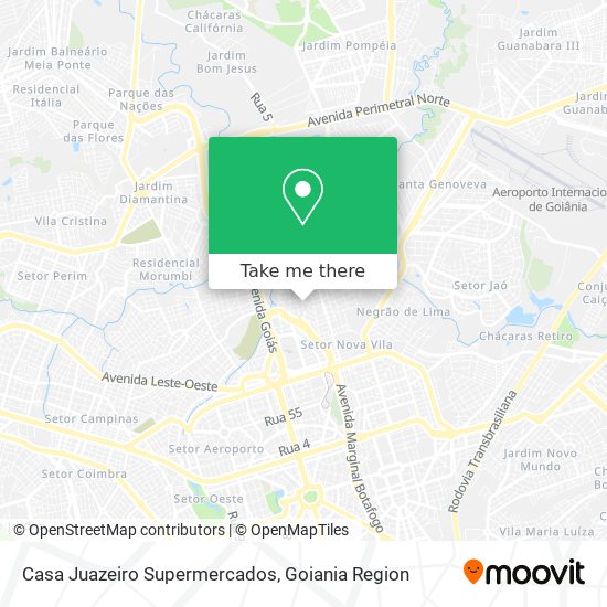 Casa Juazeiro Supermercados map