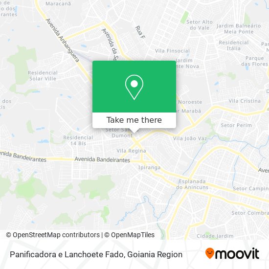 Panificadora e Lanchoete Fado map