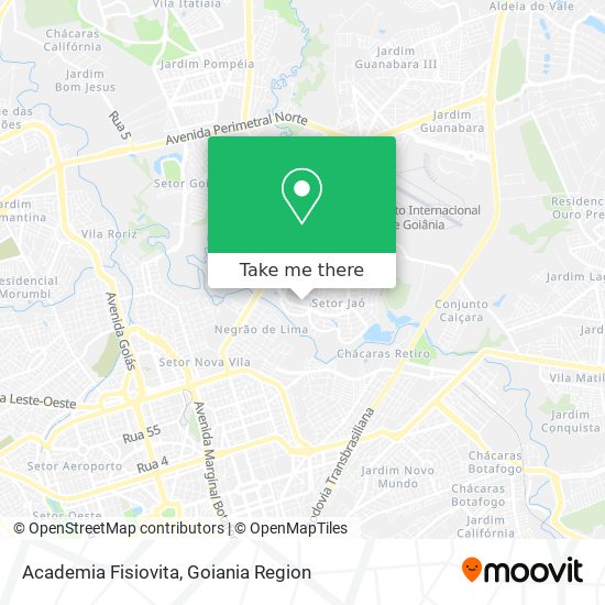Mapa Academia Fisiovita