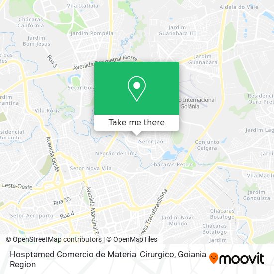 Hosptamed Comercio de Material Cirurgico map