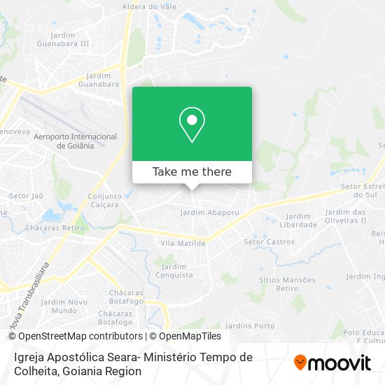 Igreja Apostólica Seara- Ministério Tempo de Colheita map