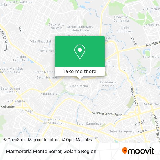 Mapa Marmoraria Monte Serrar