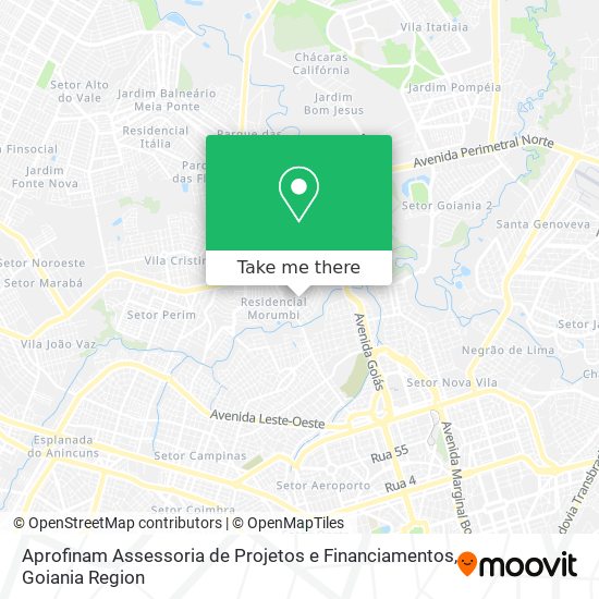 Aprofinam Assessoria de Projetos e Financiamentos map