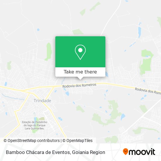 Bamboo Chácara de Eventos map