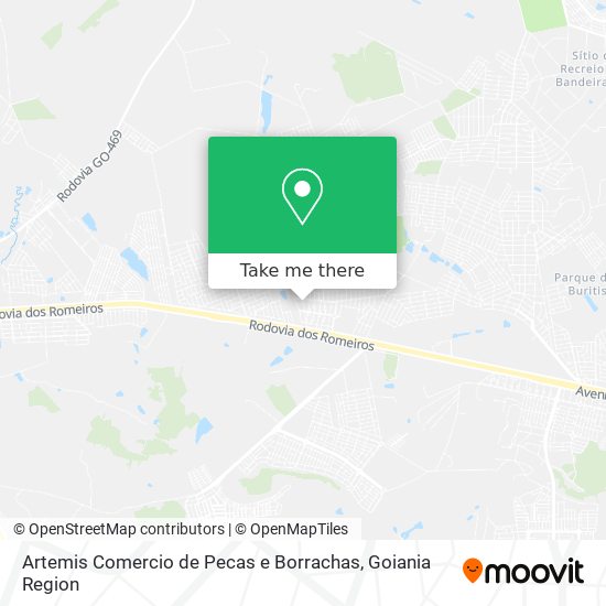 Artemis Comercio de Pecas e Borrachas map