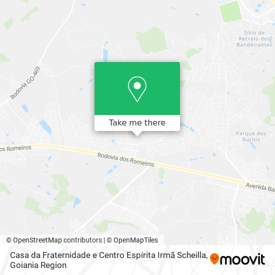 Casa da Fraternidade e Centro Espírita Irmã Scheilla map