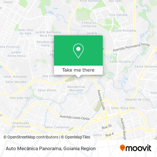 Auto Mecânica Panorama map