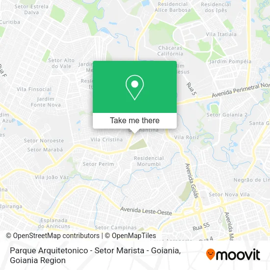 Parque Arquitetonico - Setor Marista - Goiania map