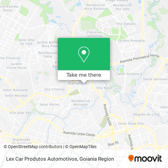 Lex Car Produtos Automotivos map