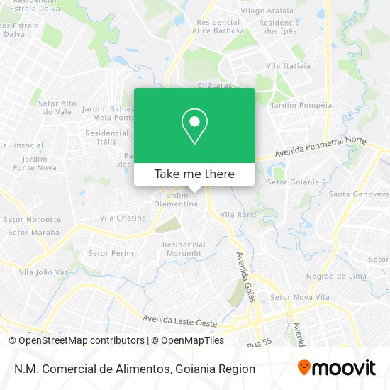 N.M. Comercial de Alimentos map