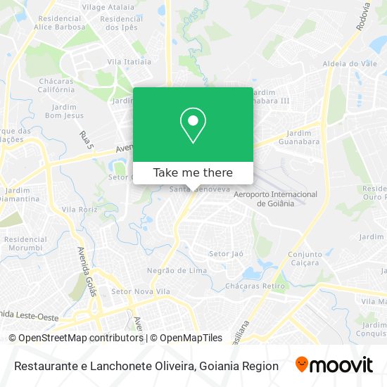 Restaurante e Lanchonete Oliveira map