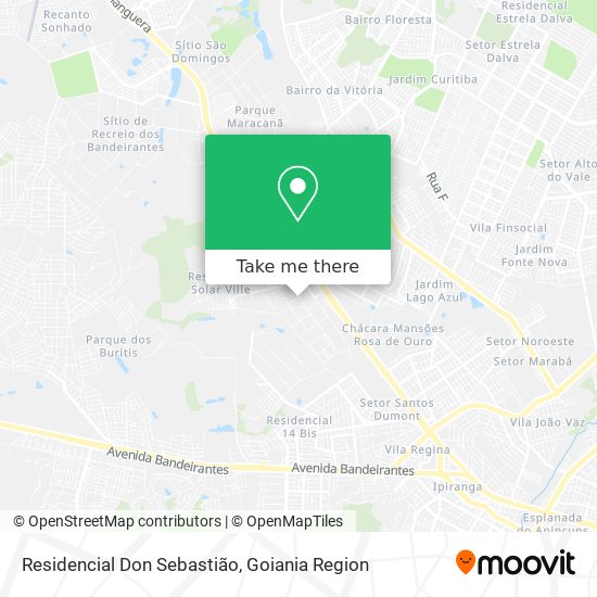 Mapa Residencial Don Sebastião