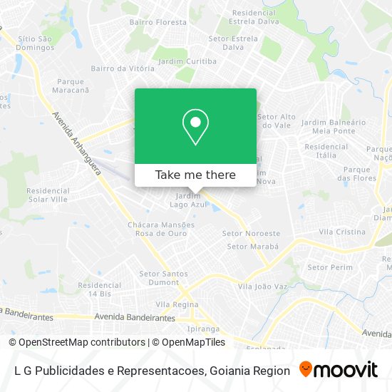 L G Publicidades e Representacoes map