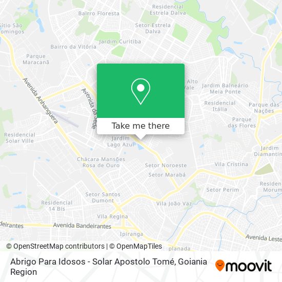 Mapa Abrigo Para Idosos - Solar Apostolo Tomé