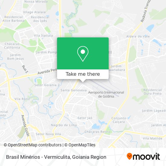 Brasil Minérios - Vermiculita map